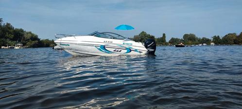 Fibrafort style 215 cabin + Verado 250 + ponton, Watersport en Boten, Speedboten, Gebruikt, 6 meter of meer, Benzine, 200 pk of meer