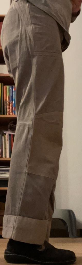 Grijze jeansbroek dames, Enlèvement, Porté, Gris