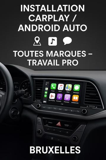 Automatische installatie van CarPlay/Android — Alle merken beschikbaar voor biedingen