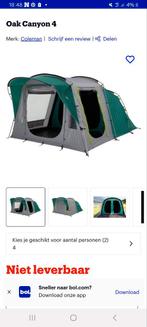 Oak canyon 4 coleman tent, Zo goed als nieuw, Tot en met 4