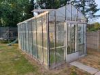 Serre uit galva staal, Ophalen, Glas, Gebruikt, Staal
