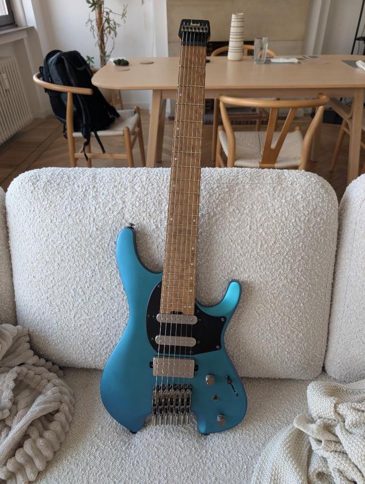 Ibanez Q547 7 string Headless Guitar, Muziek en Instrumenten, Snaarinstrumenten | Gitaren | Elektrisch, Zo goed als nieuw, Solid body