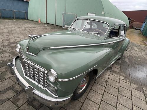 Dodge D24 Fluiddrive 1948 , in originele goede staat, Auto's, Oldtimers, Particulier, Dodge, Berline, 4 deurs, Automaat, Groen