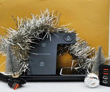 Kerstpakket 3 in 1 met 120 watt Sneloplader Set In Zwart beschikbaar voor biedingen