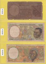 CONGO (BRAZAVILLE) - LOT BILJETTEN (4 stuks), Postzegels en Munten, Bankbiljetten | Afrika, Setje, Ophalen of Verzenden, Overige landen