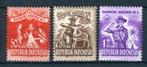 INDONESIE: ZB 139/141 MH 1955 Eerste Nationale Jamboree, Ophalen of Verzenden, Postfris, Zuidoost-Azië