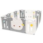 Box/parc de jeux pour bébés pliable et modulaire avec 16 pan, Enlèvement, Utilisé