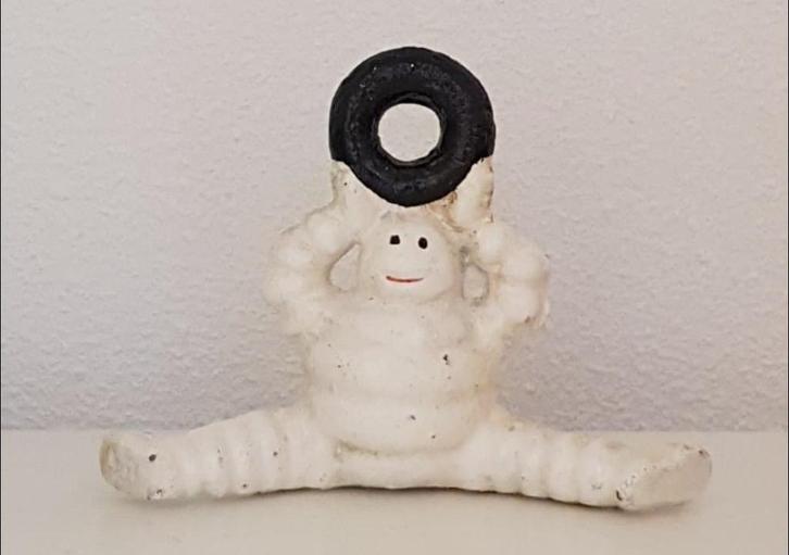 6 verschillende Michelin bibendum beeldjes ijzer reclame, Verzamelen, Merken en Reclamevoorwerpen, Gebruikt, Overige typen, Ophalen of Verzenden