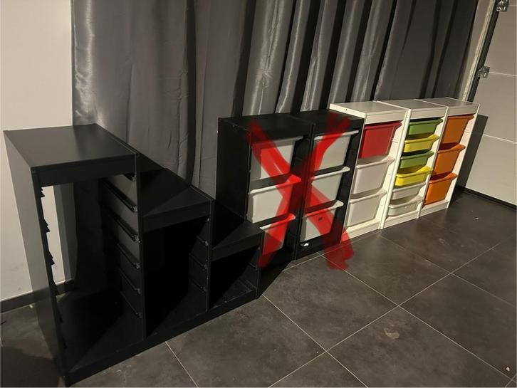 Trofast ikea (speelgoed) kasten, Kinderen en Baby's, Kinderkamer | Commodes en Kasten, Gebruikt, Kast, Minder dan 90 cm, Ophalen