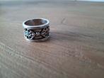 Zilver ring maat 17.3, Handtassen en Accessoires, Ringen, Ophalen of Verzenden, Zo goed als nieuw, Zilver, Zilver
