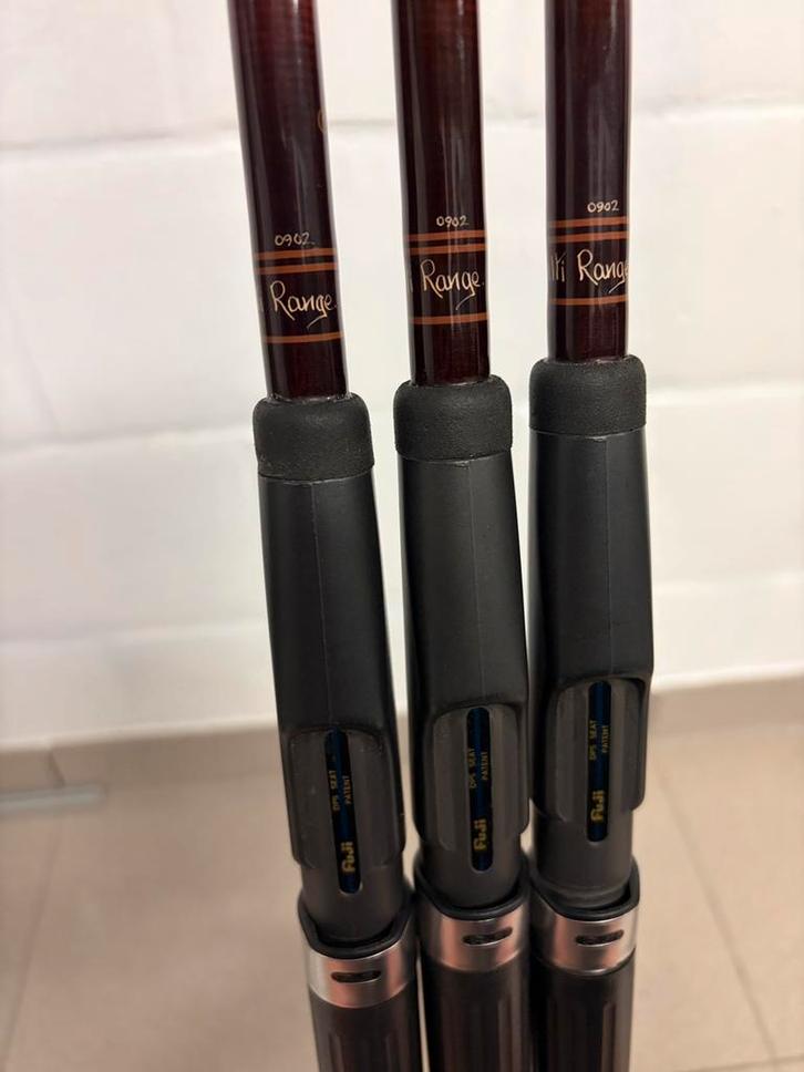 3 x jim gibbinson eclipse hengels, Watersport en Boten, Hengelsport | Karpervissen, Gebruikt, Werphengel, Ophalen