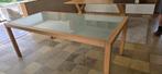 glazen tafelblad en onderstel, Ophalen, 50 tot 100 cm, Modern, Rechthoekig