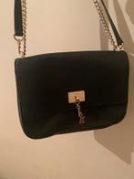 DKNY zwarte leren tas, Handtassen en Accessoires, Gebruikt