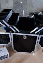 Grote koffer met pink gellac flesjes en lamp, Ophalen, Gebruikt