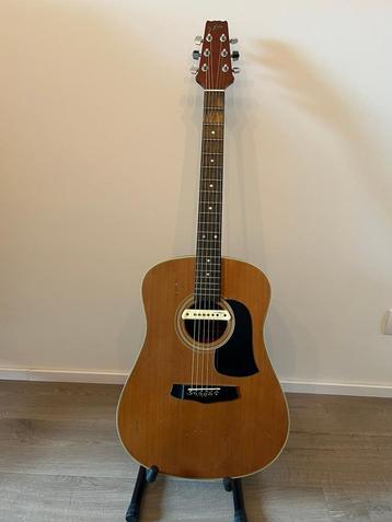 Aria Folkgitaar (incl. LR baggs M1), Enlèvement, Utilisé, Guitare Western ou Guitare Folk, Avec capteur (piezo)