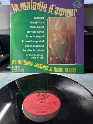 La Maladie D'amour,Les Meilleures Chansons De Michel Sardou, Enlèvement ou Envoi, 1960 à 1980, Comme neuf, 12 pouces