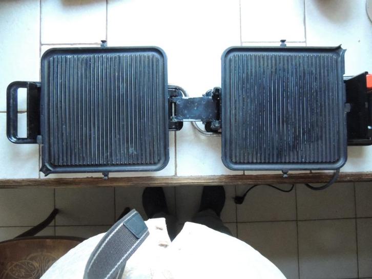 KRUPS tafelgrill, Elektronische apparatuur, Grillplaten, Gebruikt, Ophalen of Verzenden