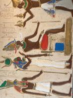 Egyptische salontafel te koop, Ophalen, Overige materialen, 100 tot 150 cm, Égyptien
