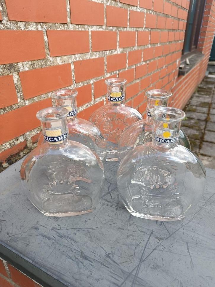 A vendre 5 carafes ricard, Verzamelen, Merken en Reclamevoorwerpen, Ophalen