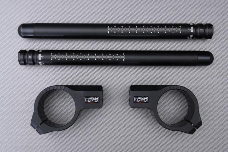 Paire Demi-Guidons 50mm SBK by AVDB réglables en inclinaison, Motoren, Accessoires | Overige, Nieuw, Ophalen of Verzenden