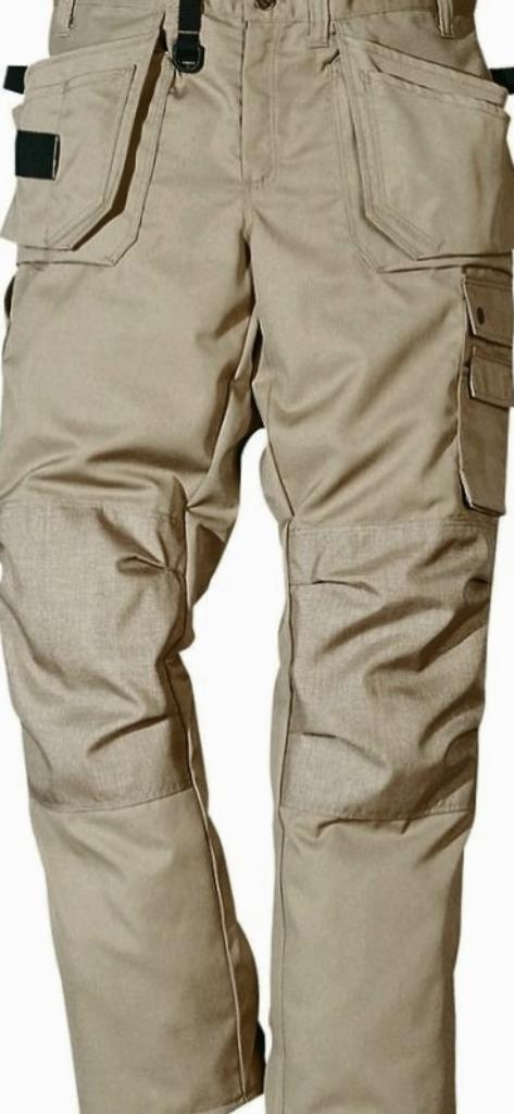 Werk broek maat 48 . Nieuw, Kleding | Heren, Broeken en Pantalons, Nieuw, Maat 48/50 (M), Beige, Ophalen