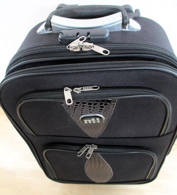 zachte koffer cabin trolley MH  50 x 35 x 18cm zwart beschikbaar voor biedingen
