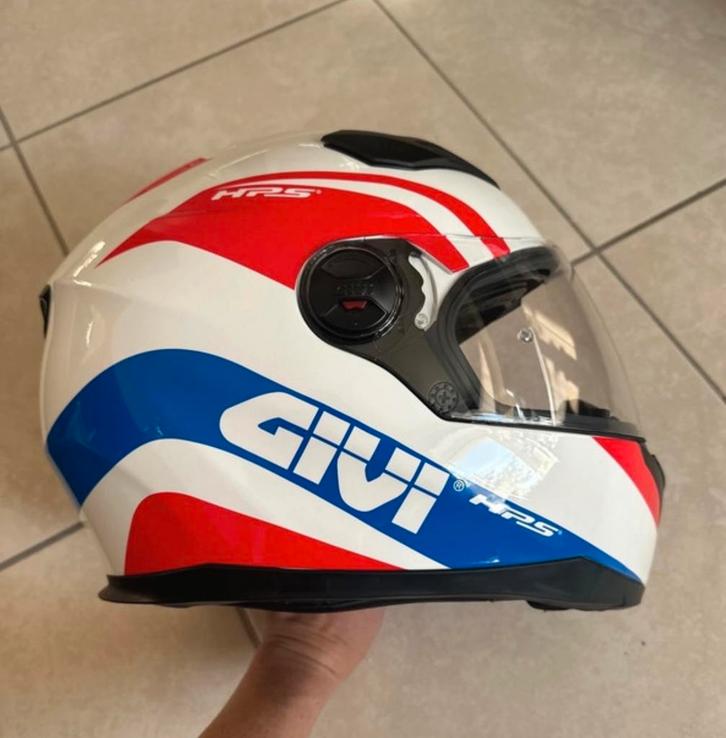 Motorhelm GIVI met zonneklep XS, Motoren, Kleding | Motorhelmen, XS, Ophalen of Verzenden