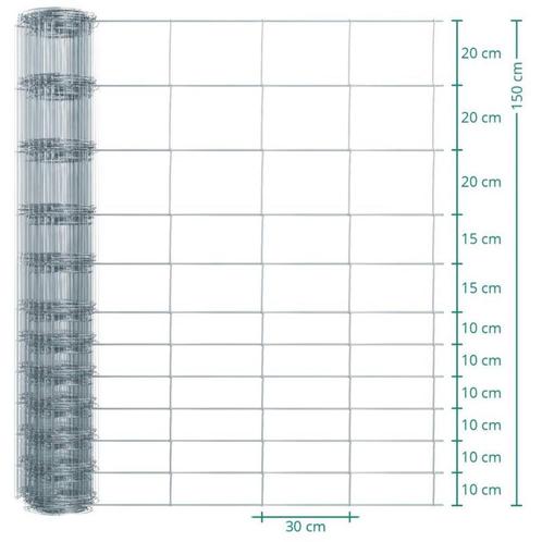 Schapengaas 2 x 50m (Hoogte 150cm), Tuin en Terras, Tuinhekken en Hekwerk, Nieuw, Gaashekwerk, IJzer, Ophalen