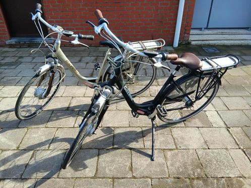 2 elektrische fietsen, Vélos & Vélomoteurs, Vélos électriques, Comme neuf, Gazelle, Moins de 47 cm, Enlèvement