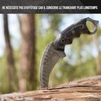 Handgemaakt jachtmes van damaststaal | GRATIS LEVERING, Hobby en Vrije tijd, BIGCAT ROAR, -, Verzenden, -