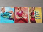 3 Feel Good boekjes : wake up + Poweryoga + BBB workout, Comme neuf, Enlèvement ou Envoi