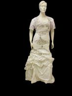 sale fit & flare trouwjurk maat 34 36 38 40 42 44, Ophalen of Verzenden, Nieuw, Wit, Trouwjurk