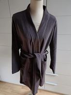 Peignoir Schiesser en maille polaire, Kleding | Dames, Ondergoed en Lingerie, Ophalen of Verzenden, Grijs, Badjas