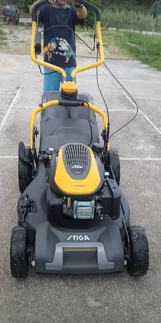 Stiga Grasmaaier 5 serie, Tuin en Terras, Grasmaaiers, Zo goed als nieuw, Opvangbak, Ophalen