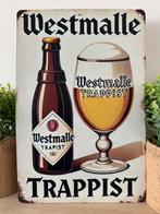 Metalen reclamebord Westmalle Trappist, Verzamelen, Biermerken, Ophalen of Verzenden