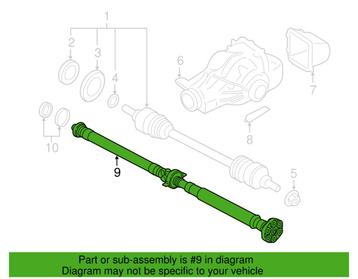 Arbre Transmission BMW X3 (F25) ( 04.2014 - 08.2017 Neuf, Enlèvement ou Envoi, Neuf, BMW