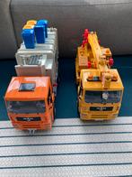 Bruder man tele-crane kraanwagen en vuilniswagen, Kinderen en Baby's, Speelgoed |Speelgoedvoertuigen, Ophalen, Zo goed als nieuw