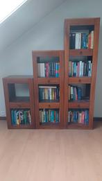 3-delige boekenkast, Ophalen, Zo goed als nieuw, Overige houtsoorten, Met lade(s)