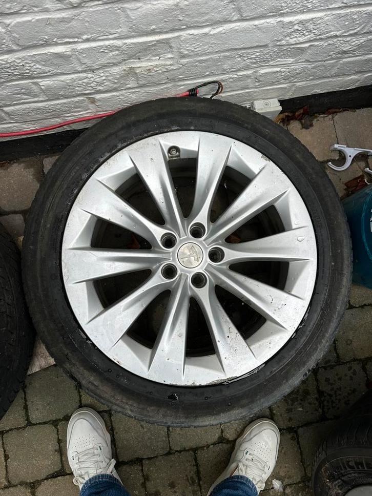 Jantes Tesla Model X 20p, Auto-onderdelen, Banden en Velgen, Band(en), Zomerbanden, Ophalen