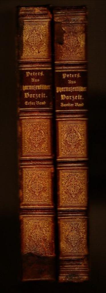 Peters - Aus pharmazeutischer Vorzeit in Bild und Wort, Antiek en Kunst, Antiek | Boeken en Manuscripten, Ophalen