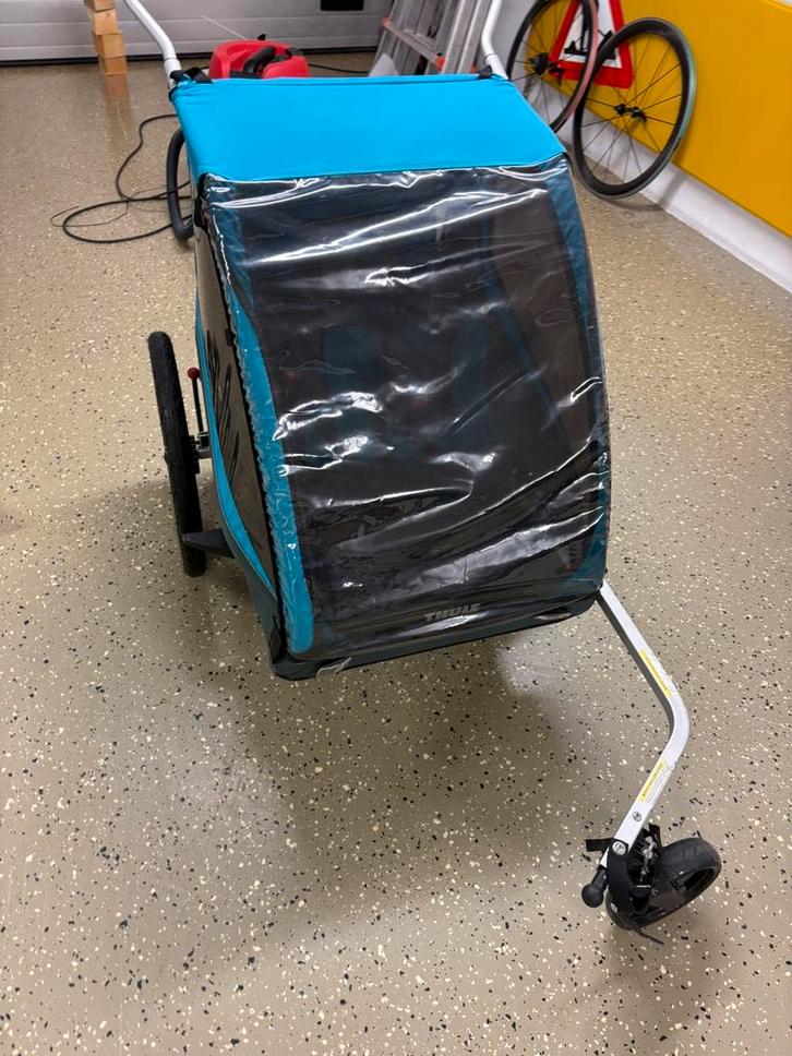 Thule fietskar met toebehoren, Fietsen en Brommers, Fietsaccessoires | Aanhangwagens en Karren, Ophalen
