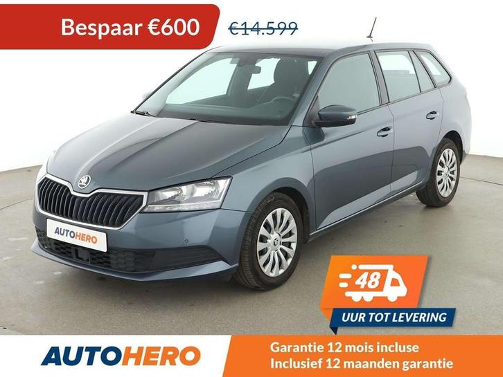 Skoda Fabia 1.0 TSI Ambition (bj 2019, automaat), Auto's, Skoda, Te koop, Fabia, ABS, Adaptive Cruise Control, Airbags, Airconditioning