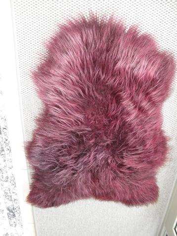 Echt Schapenvel, Rouge, 50 à 100 cm, Comme neuf, Enlèvement