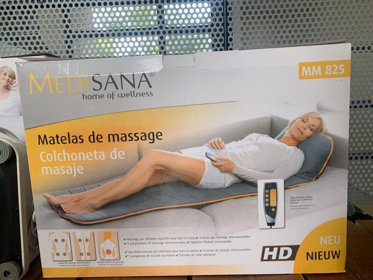 HEERLIJK! Medisana massagemat met warmte element, Sports & Fitness, Produits de massage, Neuf, Chaise de massage ou Coussin, Enlèvement ou Envoi