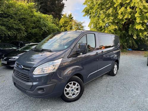 Ford Transit Custom 2.2 TDCi DC 6-zits Netto*10744*, Auto's, Bestelwagens en Lichte vracht, Bedrijf, Te koop, ABS, Achteruitrijcamera