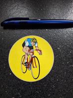 Vintage fun kermis sticker wielrennen koers, Ophalen of Verzenden, Zo goed als nieuw, Sport