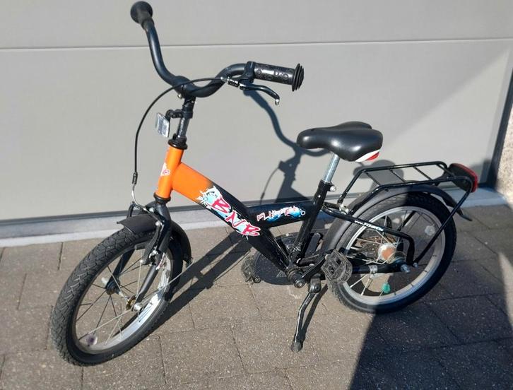 Toffe oranje jongensfiets BNB, 16 inch, Fietsen en Brommers, Fietsen | Kinderfietsjes, Zo goed als nieuw, 16 tot 20 inch, Ophalen