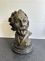 RARE Grand bronze Albert Einstein par Dino Decarlo, Antiek en Kunst, Ophalen, Brons