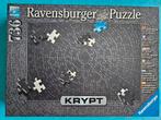 Puzzle Ravensburger Krypt, noir, complet., Comme neuf, Enlèvement ou Envoi