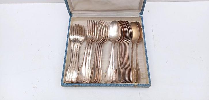 zilver 100 antiek grote lepels en vorken 2 kilo, Antiek en Kunst, Antiek | Zilver en Goud, Zilver, Ophalen of Verzenden